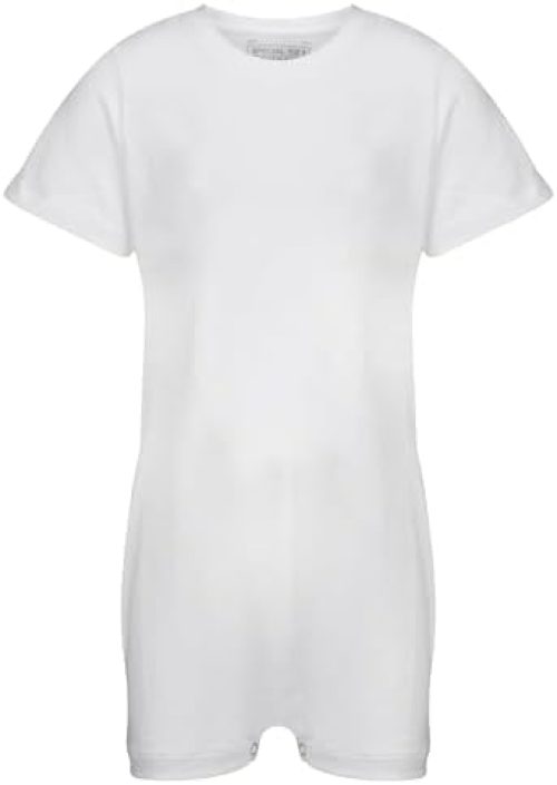 Kaycey Special Needs Adaptive Clothing, Short Sleeve Bodysuit, Single Packs(Not 3 pack)