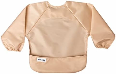 Tiny Twinkle Mess Proof Baby Bib, 2 Pack Full Sleeve Bib Outfit, Waterproof Bibs for Toddlers, Machine Washable, Tug Proof, Baby Smock for Eating, Long Sleeve - Image 3