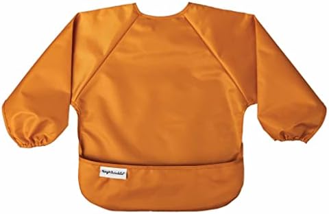 Tiny Twinkle Mess Proof Baby Bib, 2 Pack Full Sleeve Bib Outfit, Waterproof Bibs for Toddlers, Machine Washable, Tug Proof, Baby Smock for Eating, Long Sleeve - Image 4