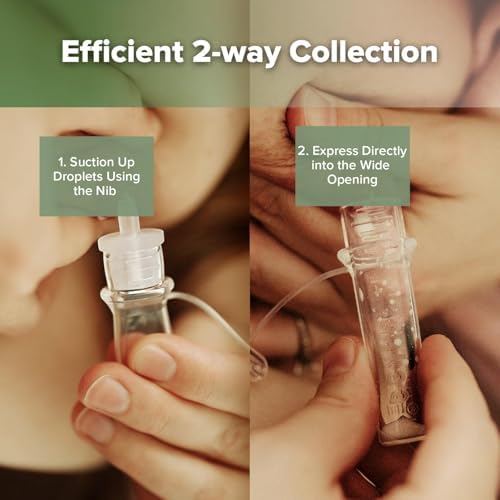 haakaa Silicone Colostrum Collector - Safe Colostrum Storage Solution for Expectant Moms, Antenatal Hand Expression, BPA Free 4 ml (6) - Image 5