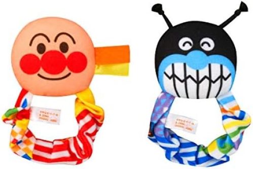 Bandai Baby Labo Anpanman ~ Brain Developing ~ Otete! Anyo! 3-Way First Rattle