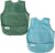 Tiny Twinkle Mess-Proof Apron Bib – Baby & Toddler Waterproof Smock with Tug-Proof Closure, Two Packs