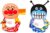 Bandai Baby Labo Anpanman ~ Brain Developing ~ Otete! Anyo! 3-Way First Rattle