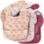 Tiny Twinkle Mess-Proof Easy Bib 3 Pack for Babies and Toddlers (Girl Set 3)